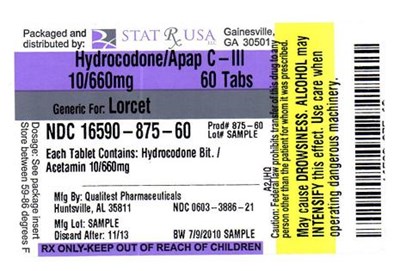 Hb-apap 10-660 mg Label Image (Hb Apap 10 660 Label 875)